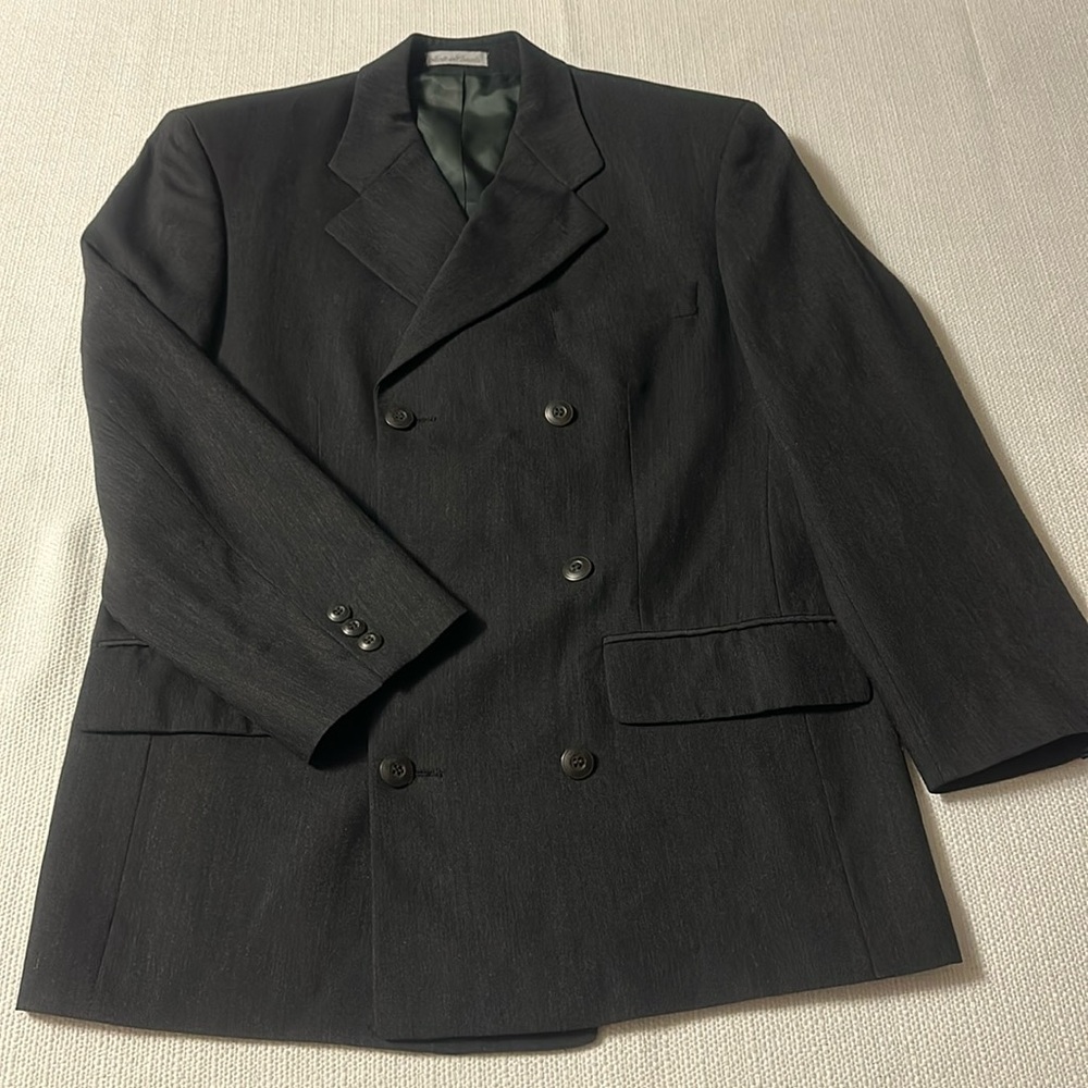 Bacharach Men’s 100% Wool Double Breasted Coat